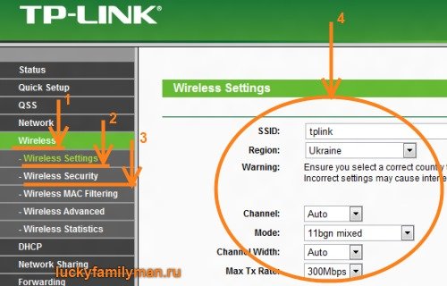 Настройка Wi-Fi в роутере TP-Link