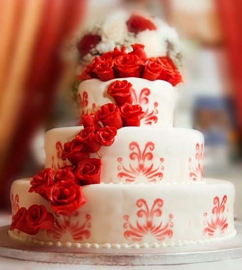 Торт на свадьбе