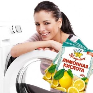 Чистка стиральной машины лимонкой